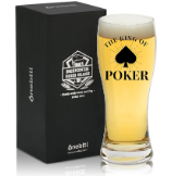 Poker Players Beer Print Glass 15 oz